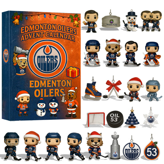 🏒Edmonton Hockey Team Advent Calendar – Christmas Countdown for Fans