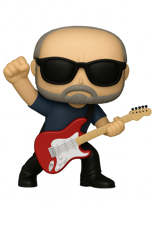 🎸 Rock Legend Vinyl Figure – Windmill Guitar Pose Farewell-Era Collector’s Edition
