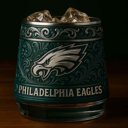 🦅 Midnight Green Legacy – Limited Edition Whiskey Glass & Collector’s Box 🥃