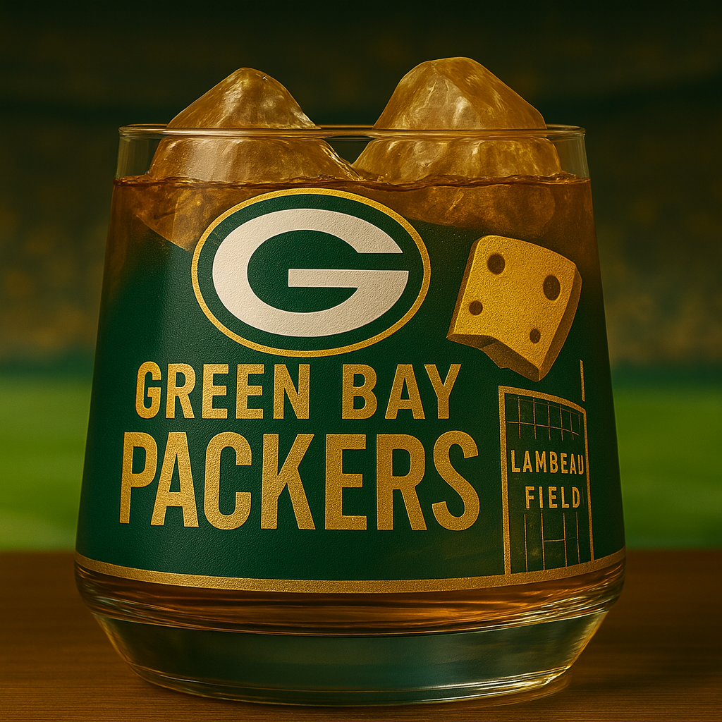 🏈 Green Bay Packers Limited Edition Whiskey Glass