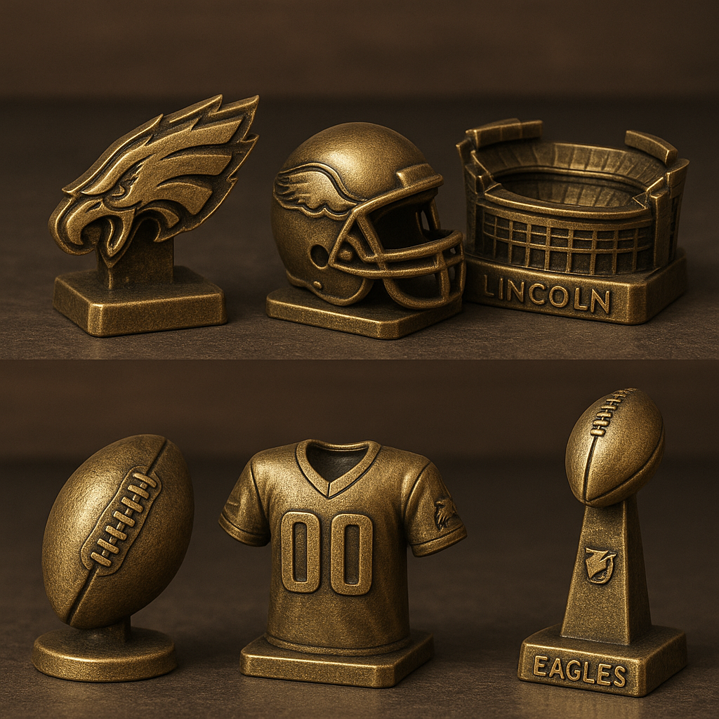 🦅 Midnight Green Pride MONOPOLY – Celebrate Your Team Spirit