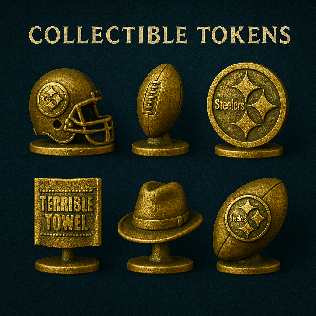🏈 Steel City Black & Gold Fan Edition – MONOPOLY-Style Collector’s Board Game