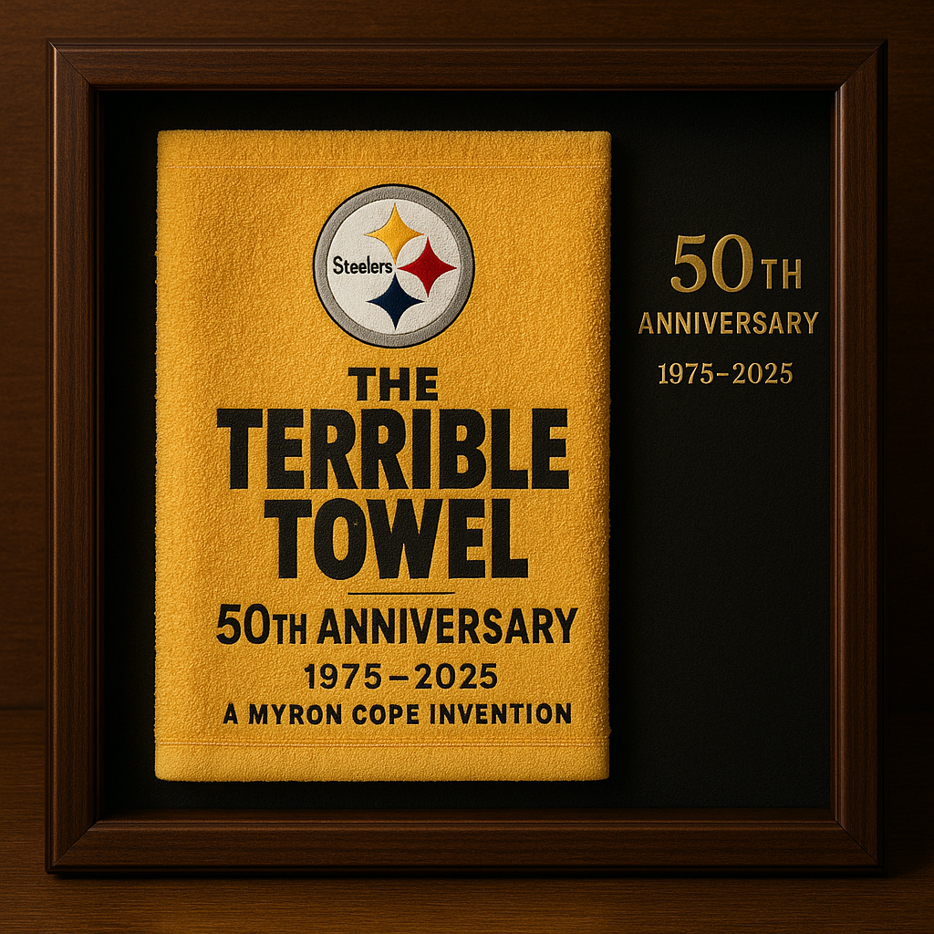 🏈 Pittsburgh Steelers Terrible Towel – 50th Anniversary Collector’s Edition