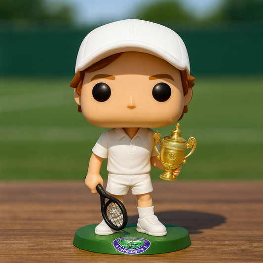 🌟 Jannik Sinner 2025 Wimbledon Champion Collectible Figurine 🌟