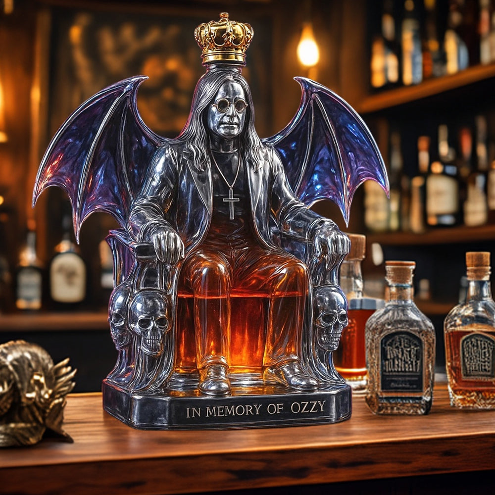 2025 Tribute Whiskey Bottle – In Memory of the Prince of Darkness