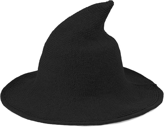 🔥👻Multicolor foldable knitted wizard hat, Halloween personalized wizard hat