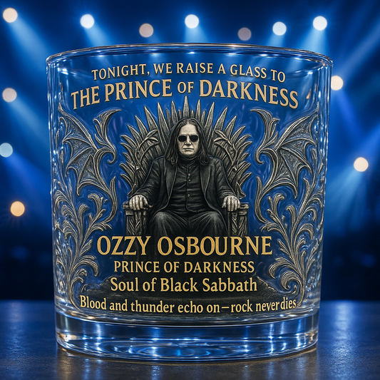 Raise a Toast to the Prince of Darkness – 2025 Collector’s Memorial Glass 🥃🖤