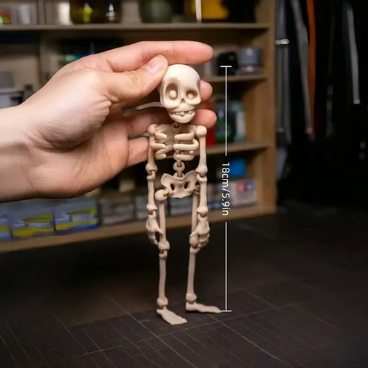 🎃Halloween Hot Sale ✨3D Printed Vintage Skeleton Magnetic Figurine 🎃