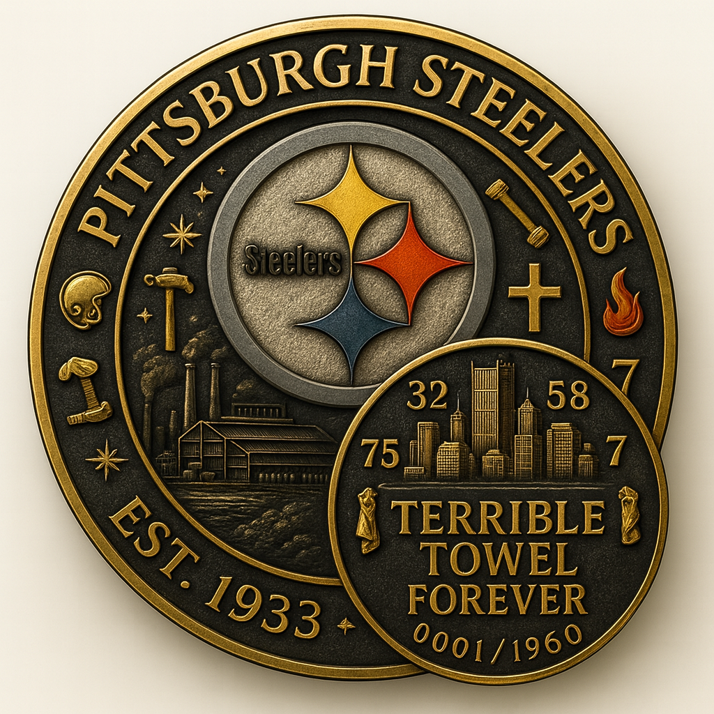 🏈 Pittsburgh Steelers Commemorative Coin – Terrible Towel Forever Edition