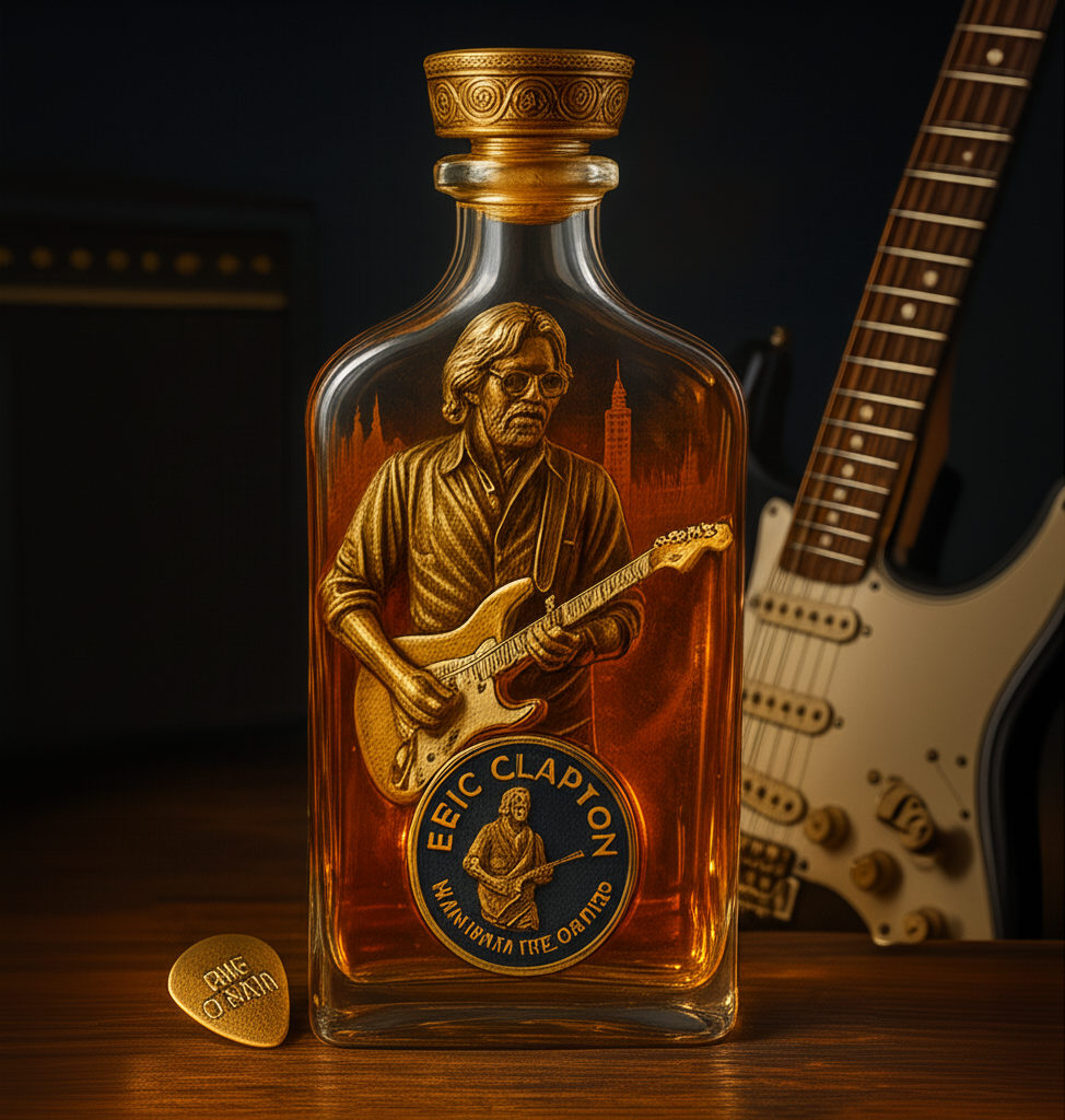 🥃 Eric Clapton “Slowhand Legacy” Whiskey Bottle – Limited Collectible Edition