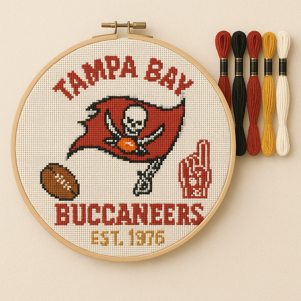 🧵Football Team Cross Stitch Kit – DIY Fan Edition