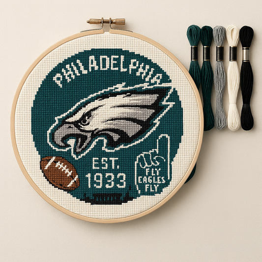 🧵Football Team Cross Stitch Kit – DIY Fan Edition
