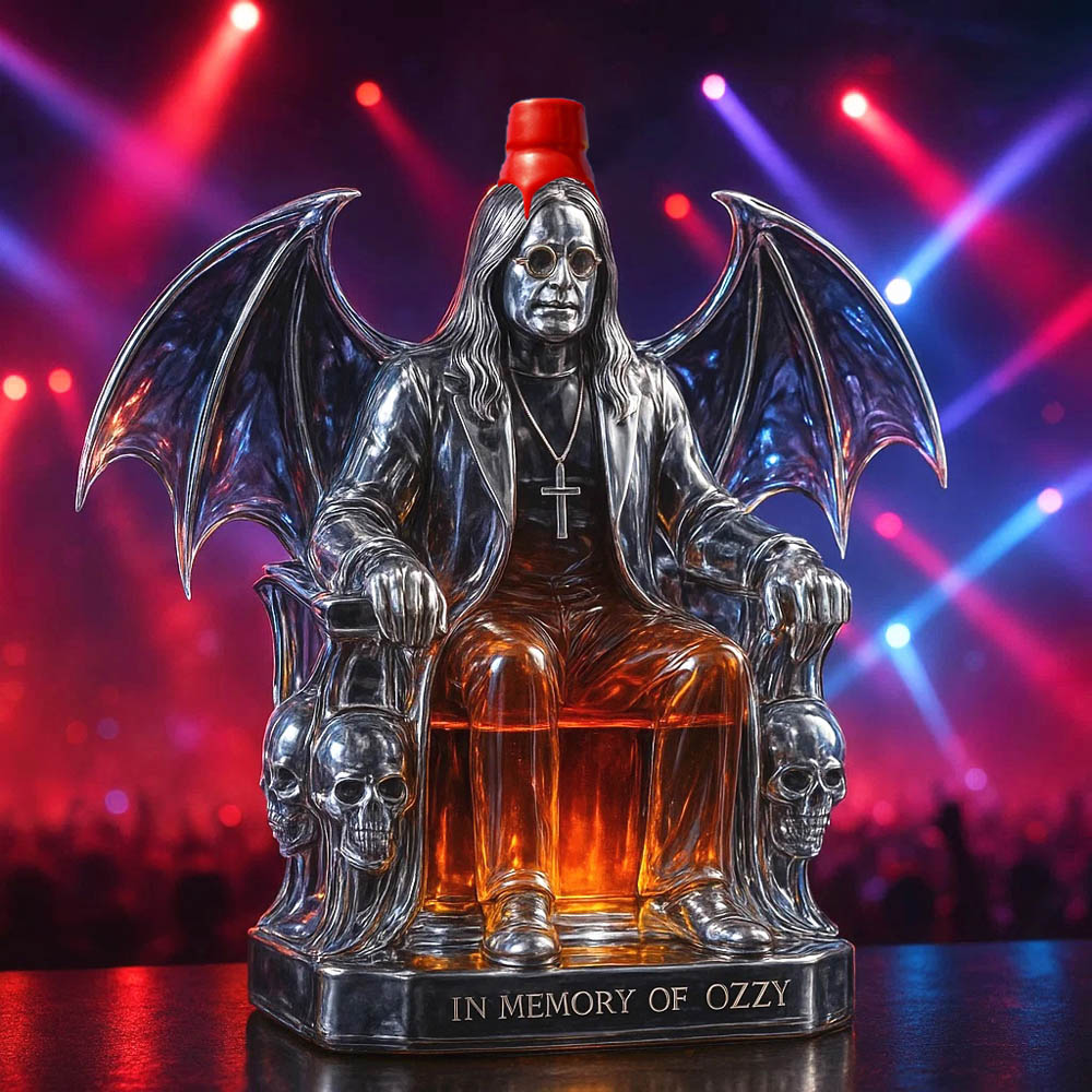 2025 Tribute Whiskey Bottle – In Memory of the Prince of Darkness
