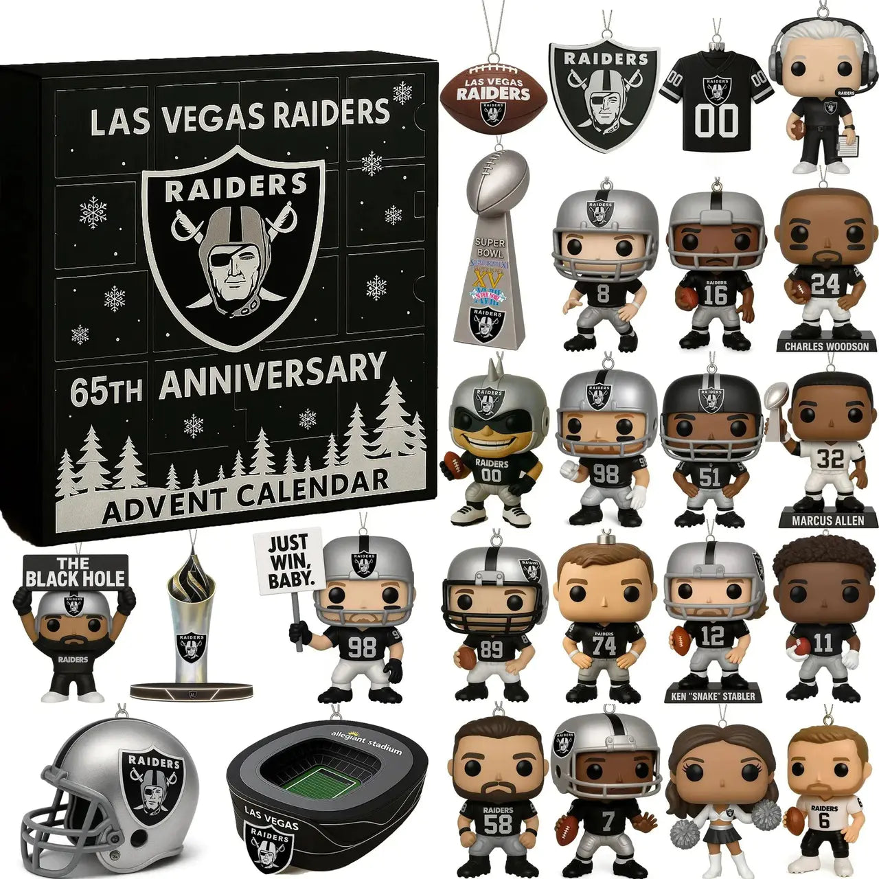 Silver & Black 65th Anniversary 2025 Advent Calendar – Celebrate a Gridiron Legacy