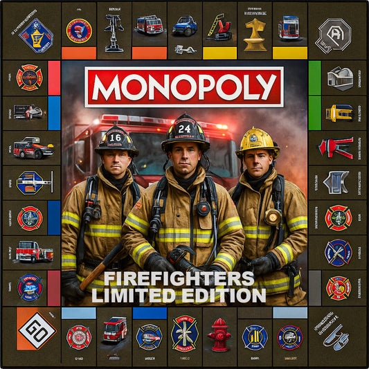 🔥 MONOPOLY: Firefighters Limited Edition- A Collector’s Tribute to Everyday Heroes