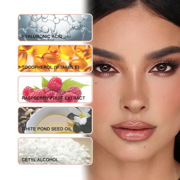 Peel-Off Lip Liner Stain - All Day & Night Lipliner with Hyaluronic Acid & Vitamin E - Long Lasting Formula