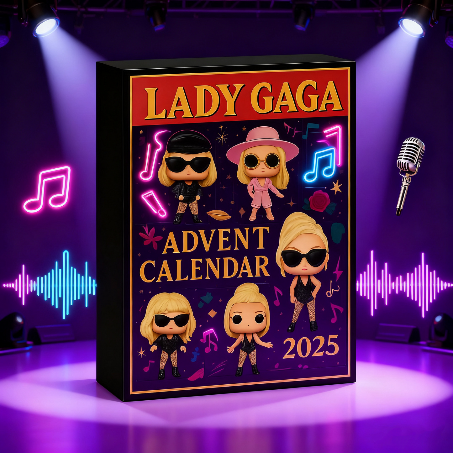 🎄 Lady Gaga 2025 Advent Calendar – “24 Days of Gaga” ✨