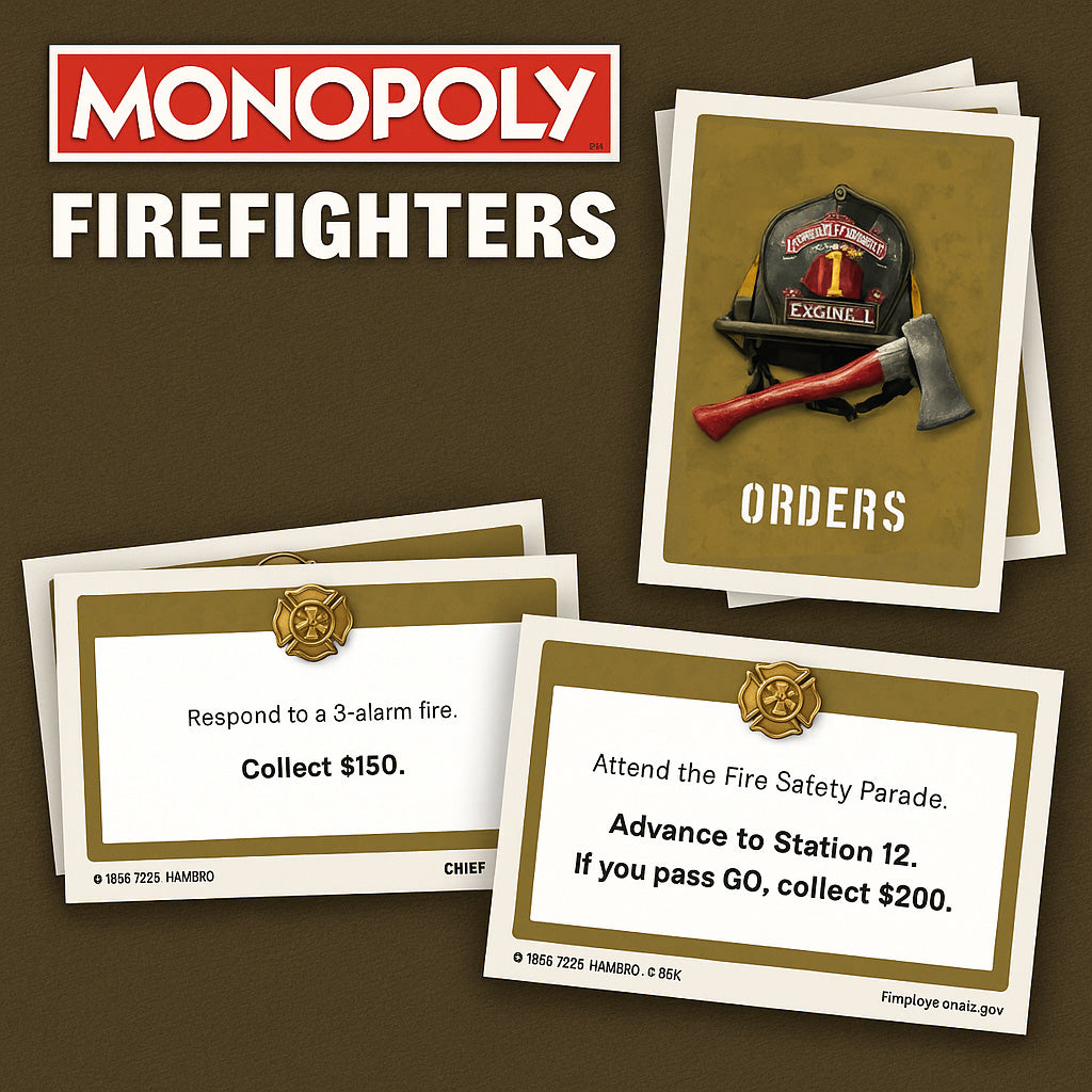 🔥 MONOPOLY: Firefighters Limited Edition- A Collector’s Tribute to Everyday Heroes