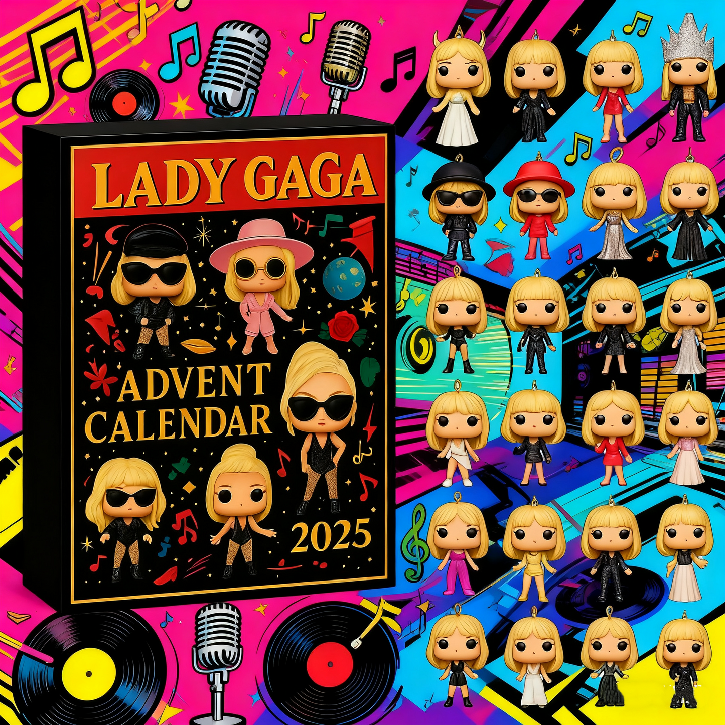 🎄 Lady Gaga 2025 Advent Calendar – “24 Days of Gaga” ✨