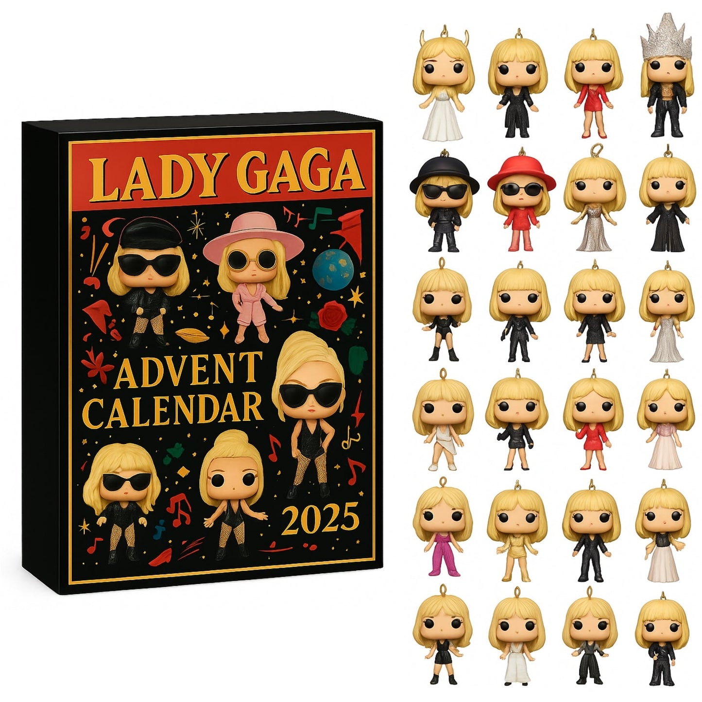 🎄 Lady Gaga 2025 Advent Calendar – “24 Days of Gaga” ✨