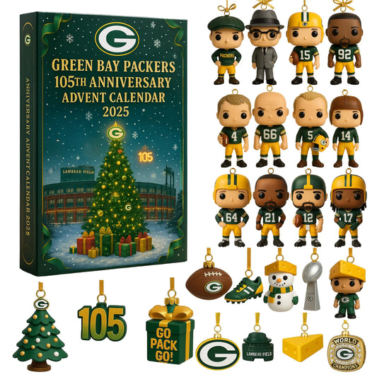 🎄 Green & Gold 105th Anniversary Advent Calendar 2025 105 Years of Glory – 24 Days of Surprises