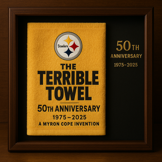 🏈 Pittsburgh Steelers Terrible Towel – 50th Anniversary Collector’s Edition