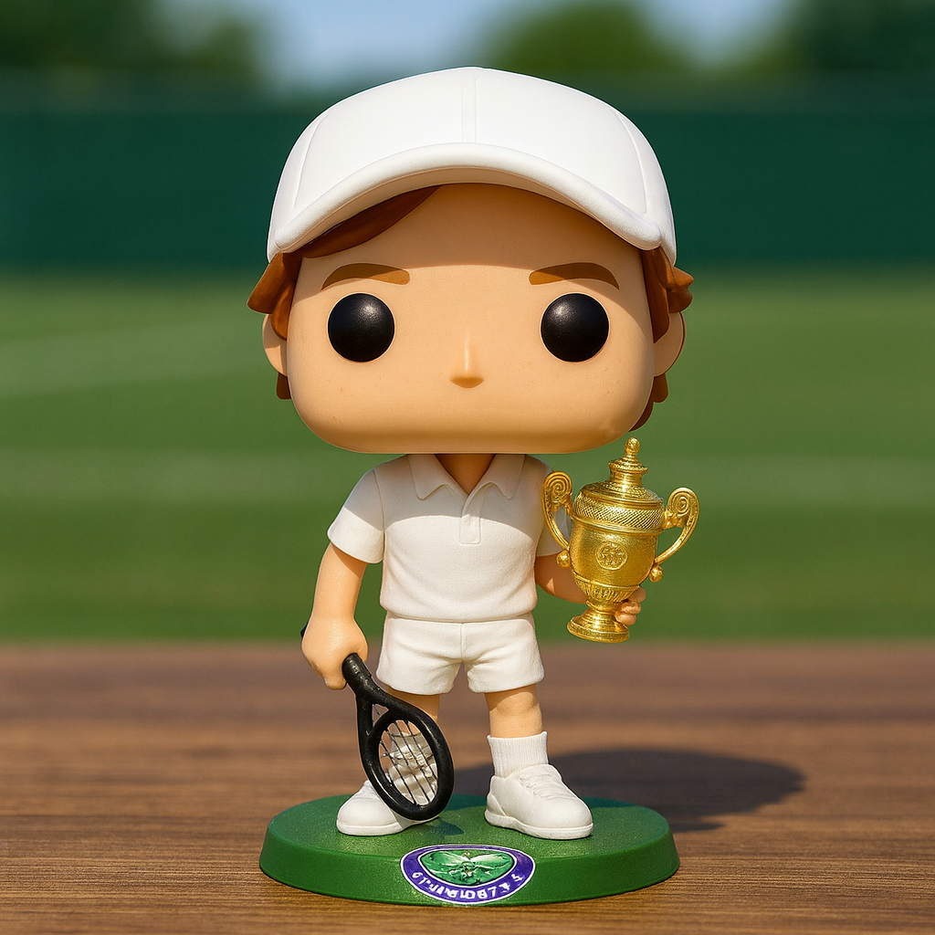 🌟 Jannik Sinner 2025 Wimbledon Champion Collectible Figurine 🌟