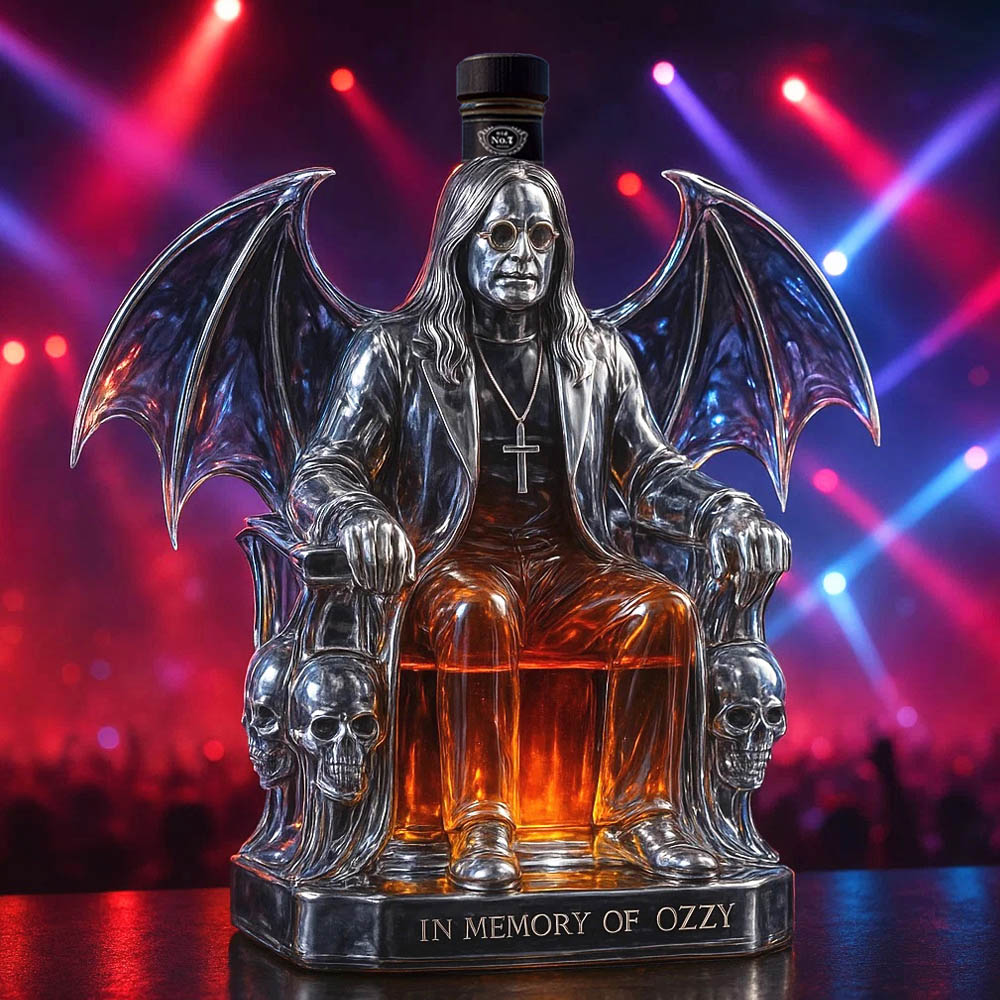 2025 Tribute Whiskey Bottle – In Memory of the Prince of Darkness