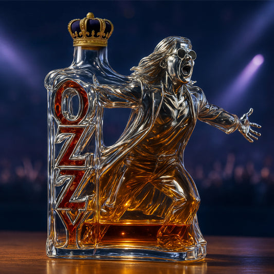 2025 🕯️ In Memory of the Prince of Darkness – Final Tour Tribute Whiskey Bottle