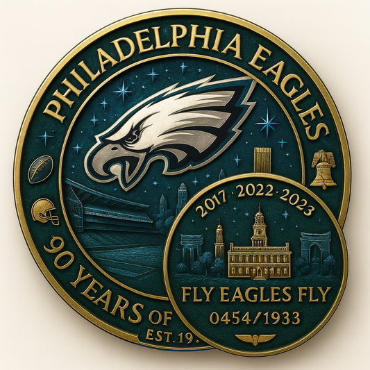 Philadelphia Eagles 92nd Anniversary Commemorative Coin