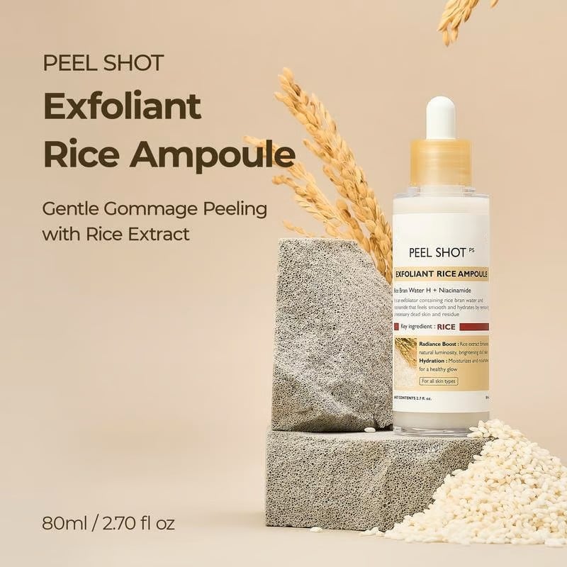 🔥Peel Shot Glow Rice Ampoule Duo