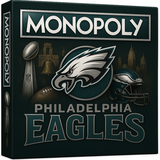 🦅 Midnight Green Pride MONOPOLY – Celebrate Your Team Spirit