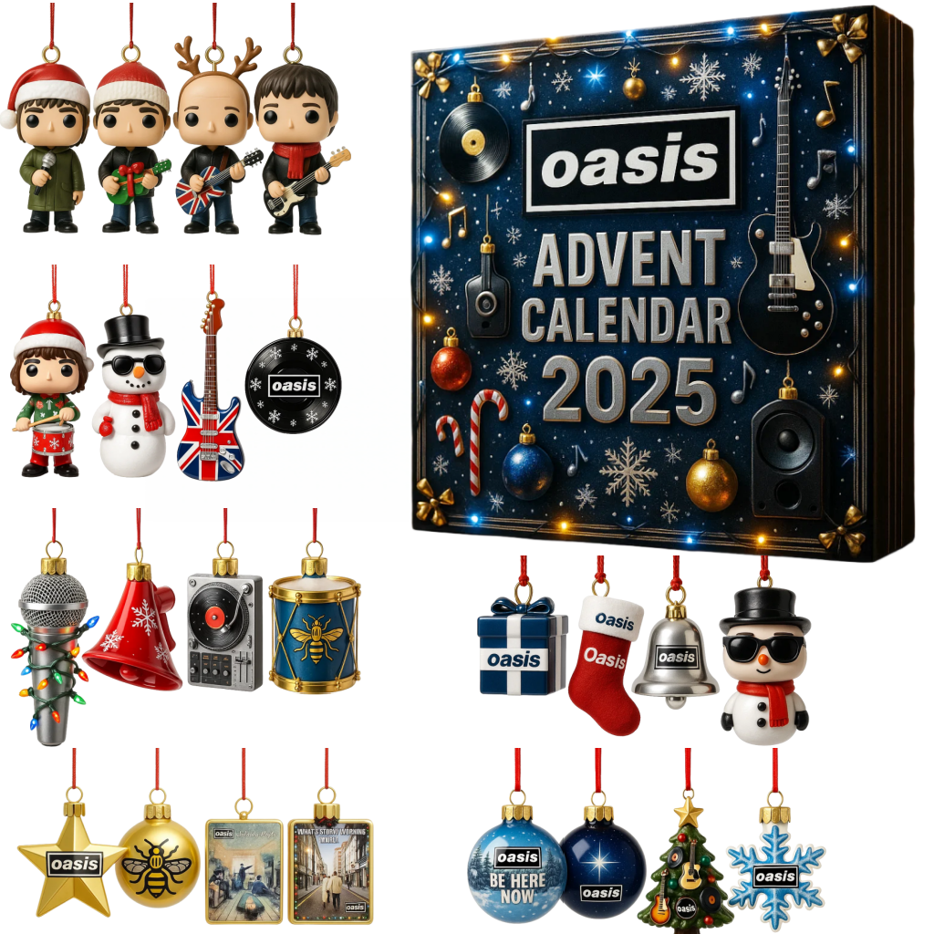 2025 “Live Forever” Britpop-Inspired Advent Calendar – Limited Collector’s Edition🎄