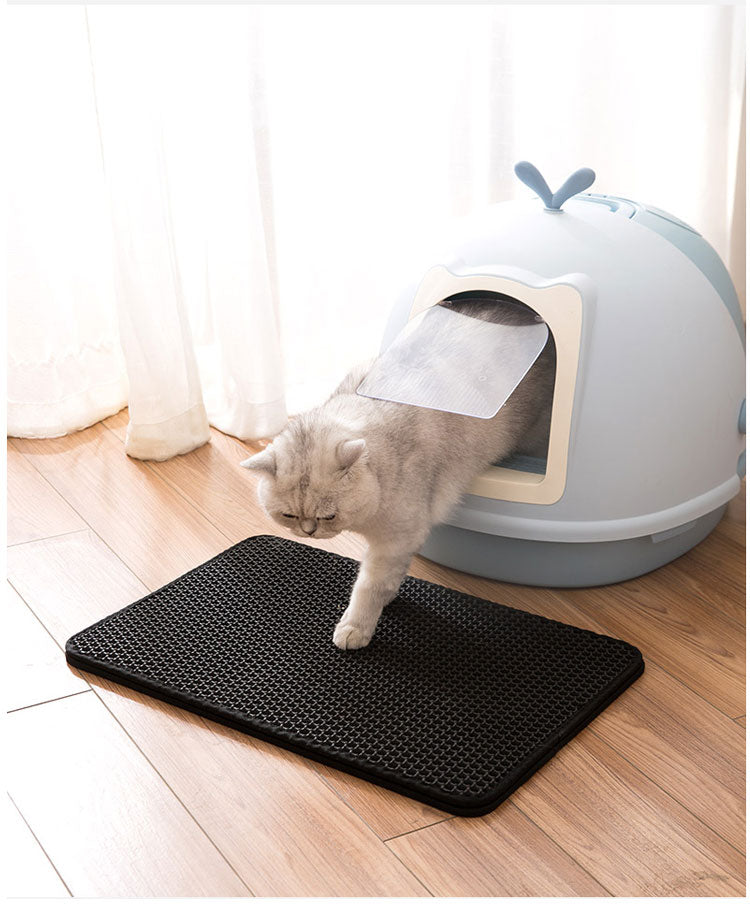 XL Durable Double Layer Scratching Cat Litter Mat