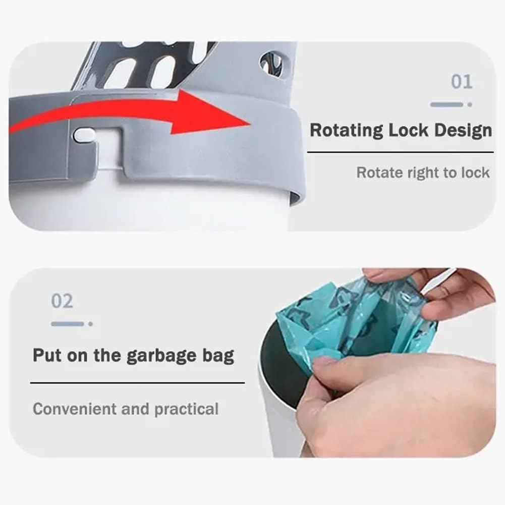 Cat litter scooper with Holder - built-in trash