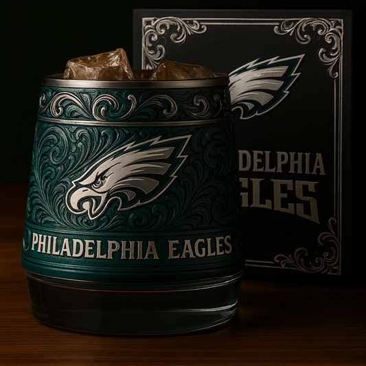 🦅 Midnight Green Legacy – Limited Edition Whiskey Glass & Collector’s Box 🥃