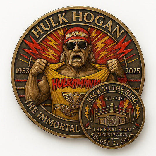 💥 HULK HOGAN · THE FINAL SLAM MEMORIAL COIN