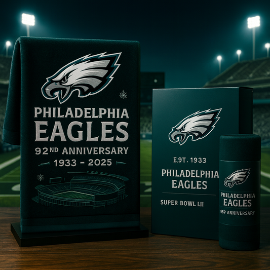 Philadelphia Eagles 92nd Anniversary Collectible Towel – Limited Edition 2025 🦅🏆