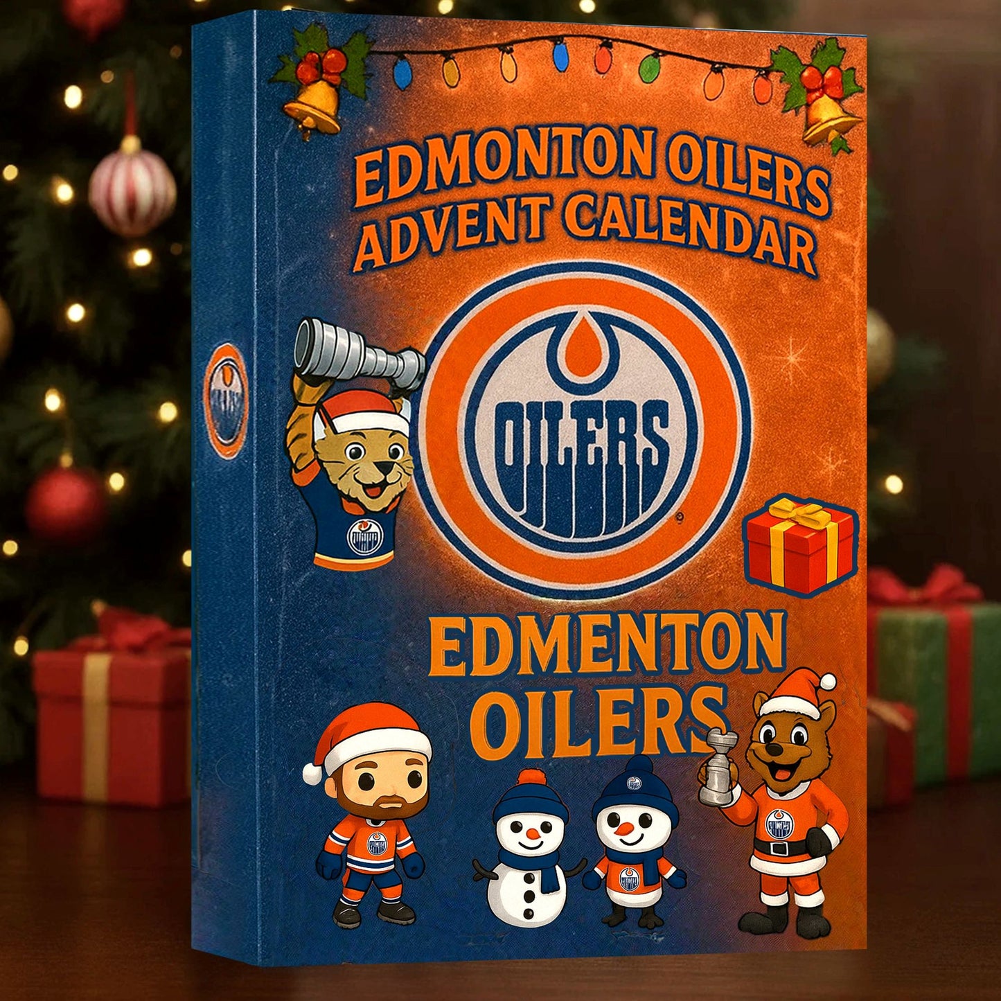 🏒Edmonton Hockey Team Advent Calendar – Christmas Countdown for Fans