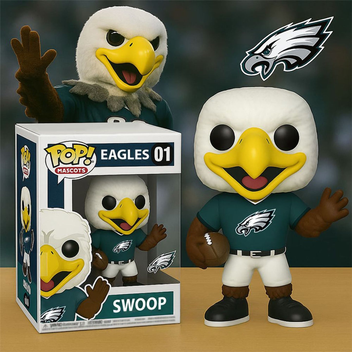 🦅 Philadelphia Eagles Mascot Funko Pop – Limited Edition Collectible🏆