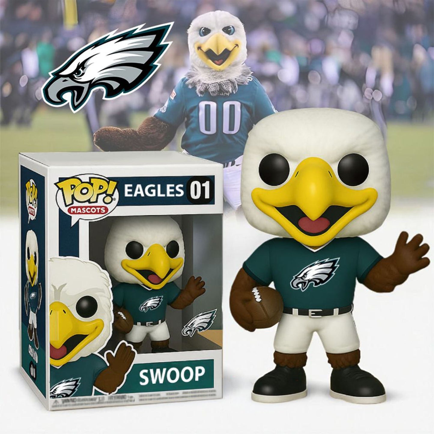 🦅 Philadelphia Eagles Mascot Funko Pop – Limited Edition Collectible🏆